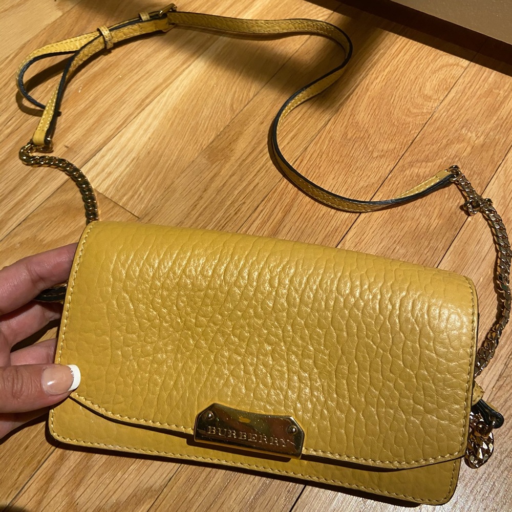 Burberry yellow crossbody